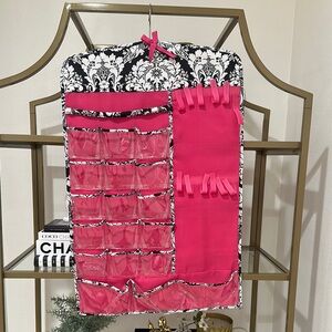 Pink Jewelry Hanging Organizer